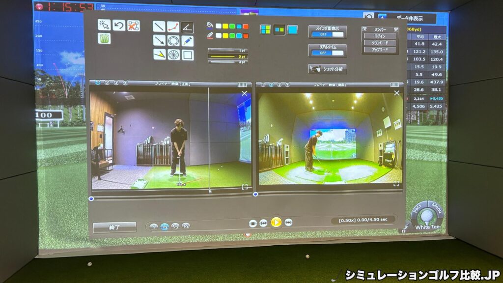 GOLF NEXT24 体験時の写真